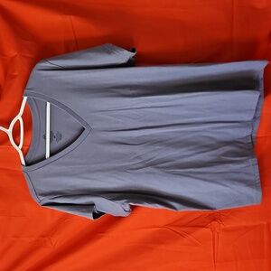 Fresh Clean Threads 2X Flint Purple/Dusty Lavender - Ethically Made V-Neck NWOT